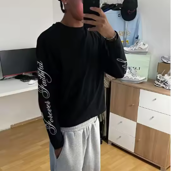 "FOREVER FAITHFUL" THERMAL - BLACK