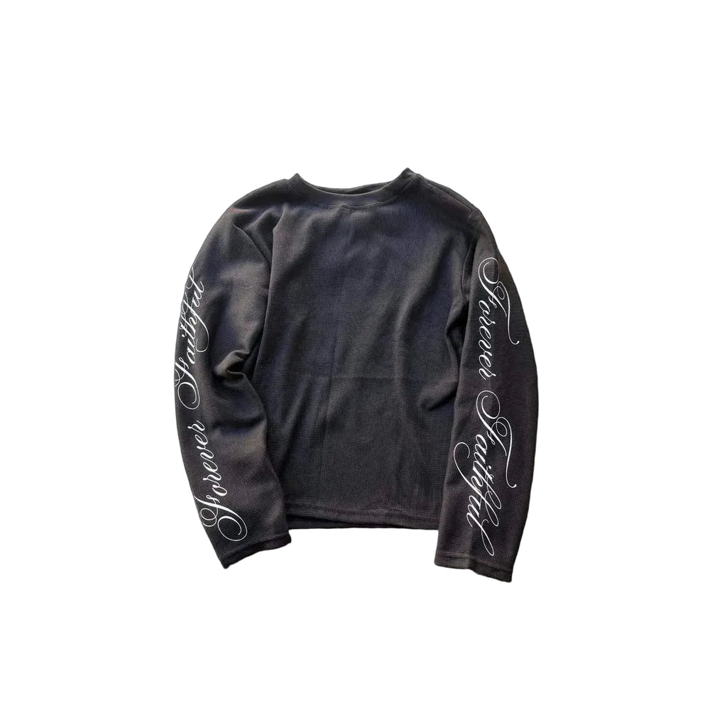 "FOREVER FAITHFUL" THERMAL - BLACK